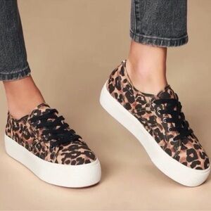 Steve Madden Leopard Print Platform Sneakers